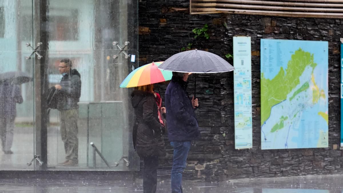 San Roque de Riomiera, a la cabeza de España en precipitaciones este miércoles