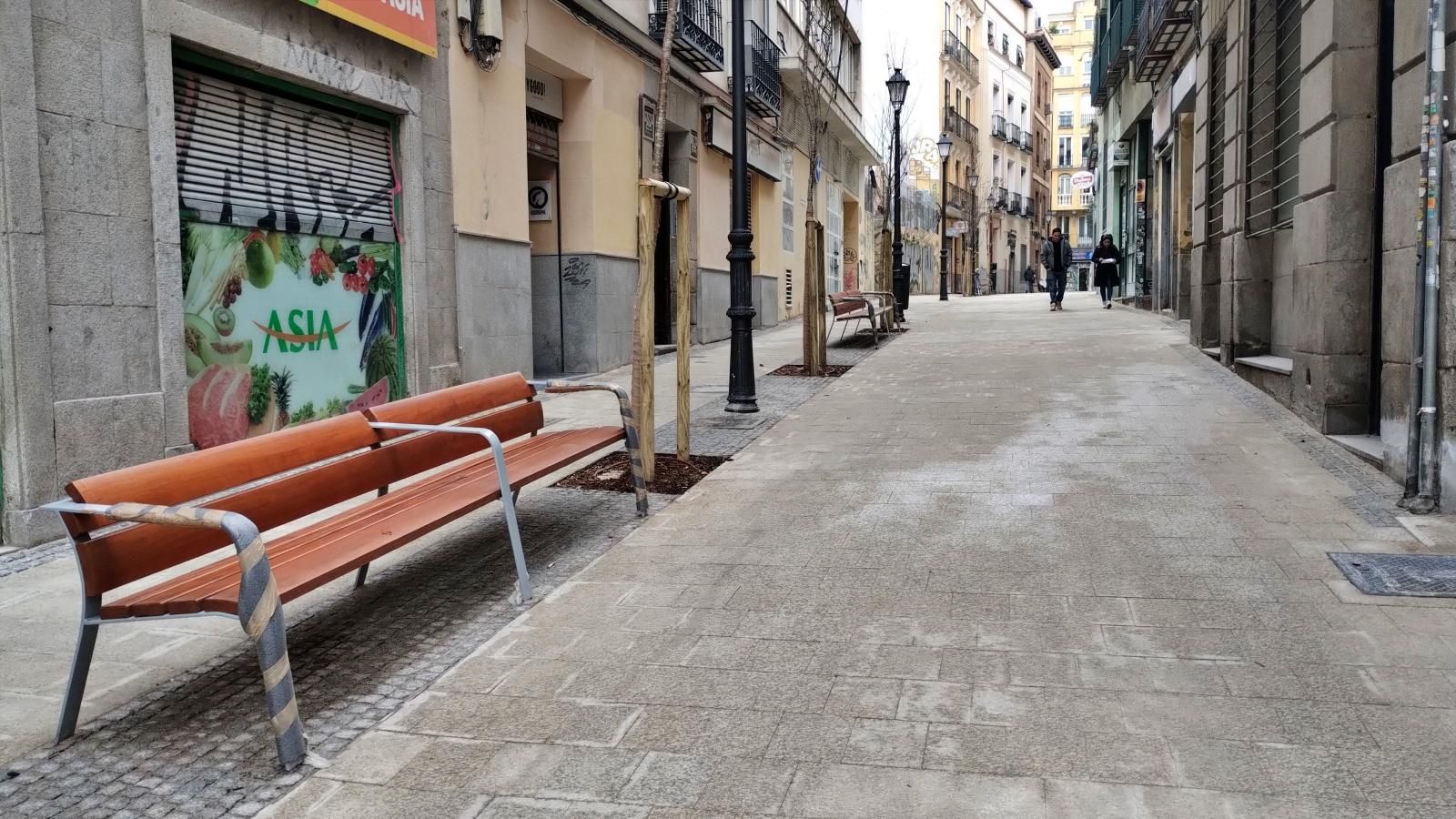 Las imágenes de la transformación peatonal en torno al mercado de Mostenses