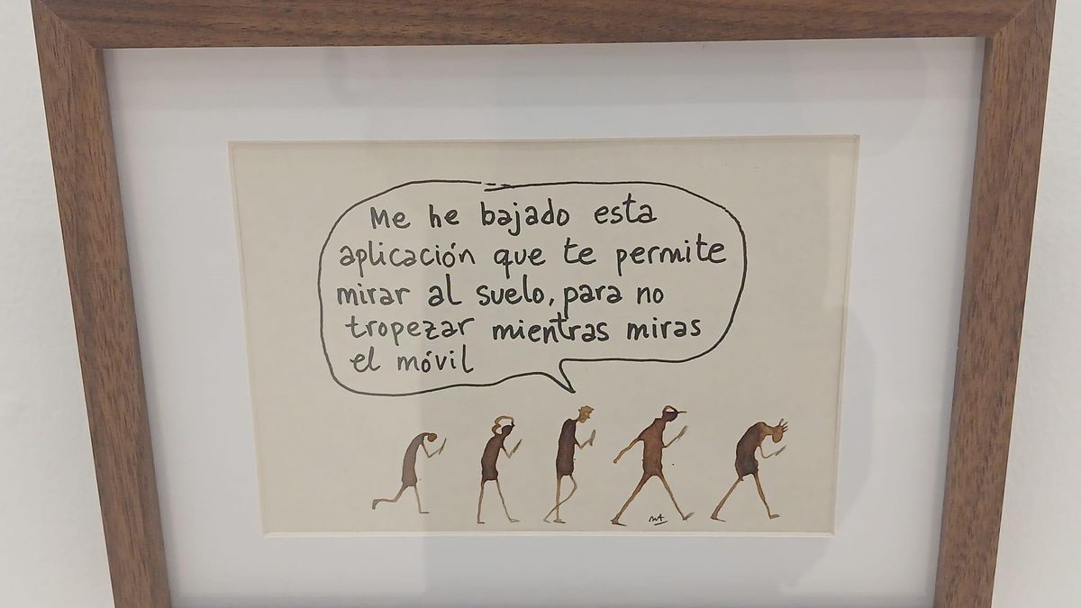 Una de las viñetas de la exposición