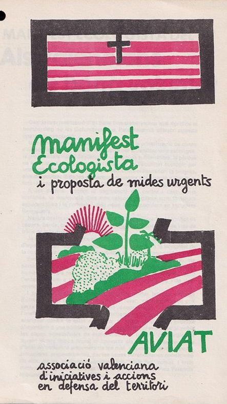 El 'Manifest ecologista' publicat per Aviat.