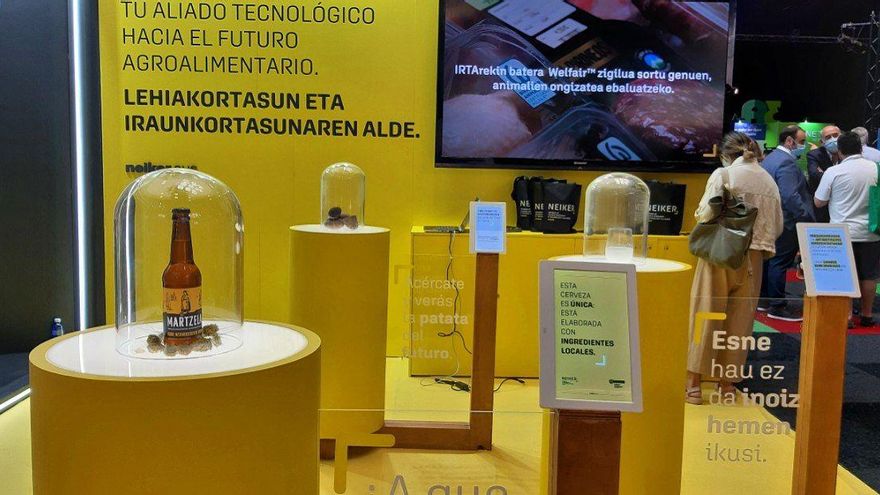 Productos sostenibles y locales como cerveza, queso de oveja o patata negra, creados por Neiker