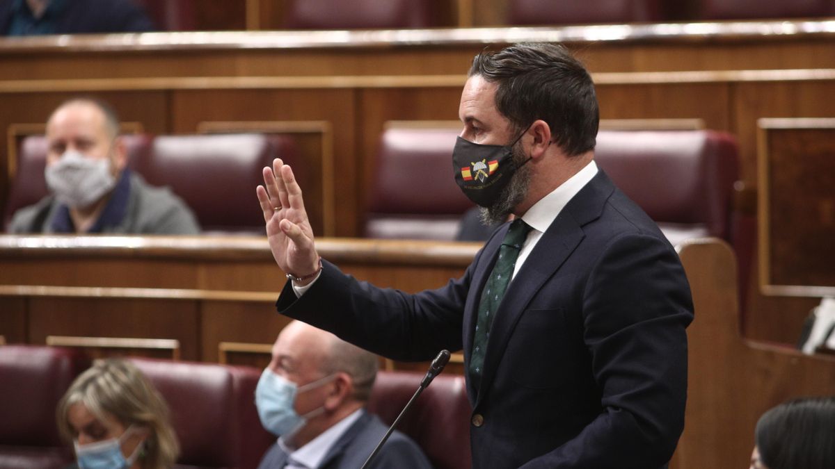 El presidente de Vox, Santiago Abascal
