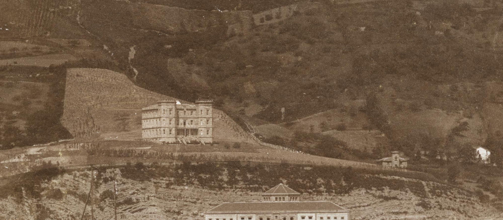 Fotografía histórica de la Torre Satrústegui