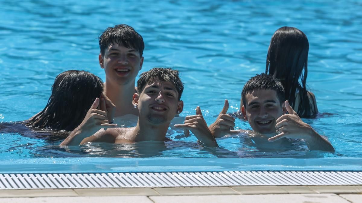 Apertura de la piscina de la Fuensanta