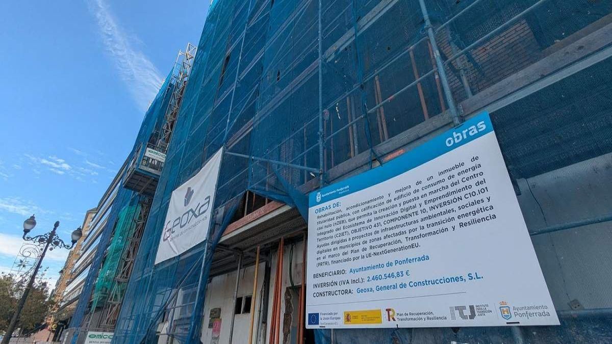 La Junta equipa el nuevo centro digital de Ponferrada Mario Tascón para abrirlo en el segundo semestre de 2026