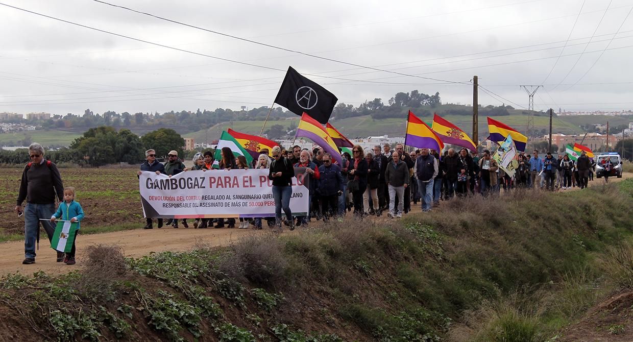 Marcha 'Gambogaz para el pueblo'. | JUAN MIGUEL BAQUERO