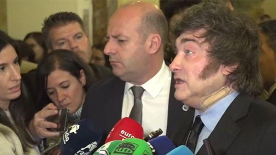También en España: Milei insultó a los periodistas por preguntarle lo que no le gusta