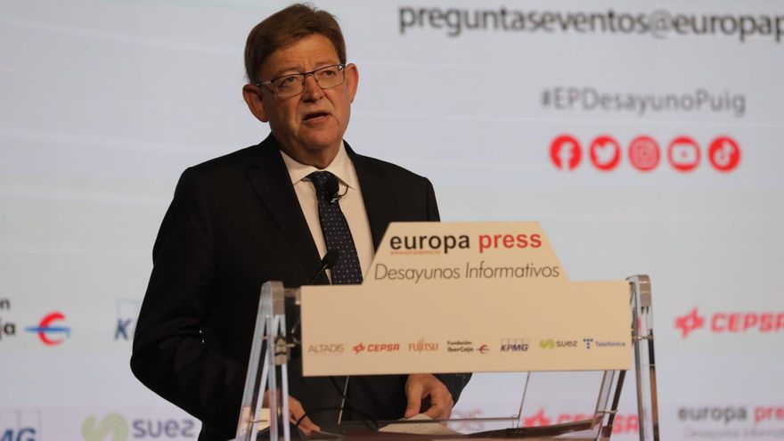 Ximo Puig: "La reforma del sistema de financiación es inaplazable, imprescindible e irrenunciable"