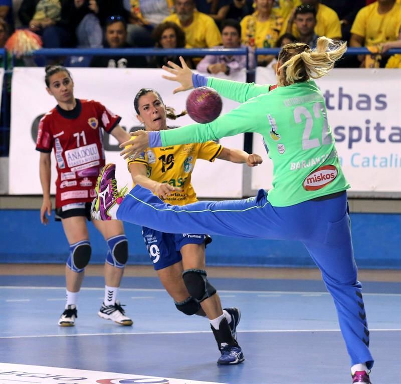 Partido entre el Rocasa Gran Canaria y Kastamonu turco (EFE/Elvira Urquijo A)