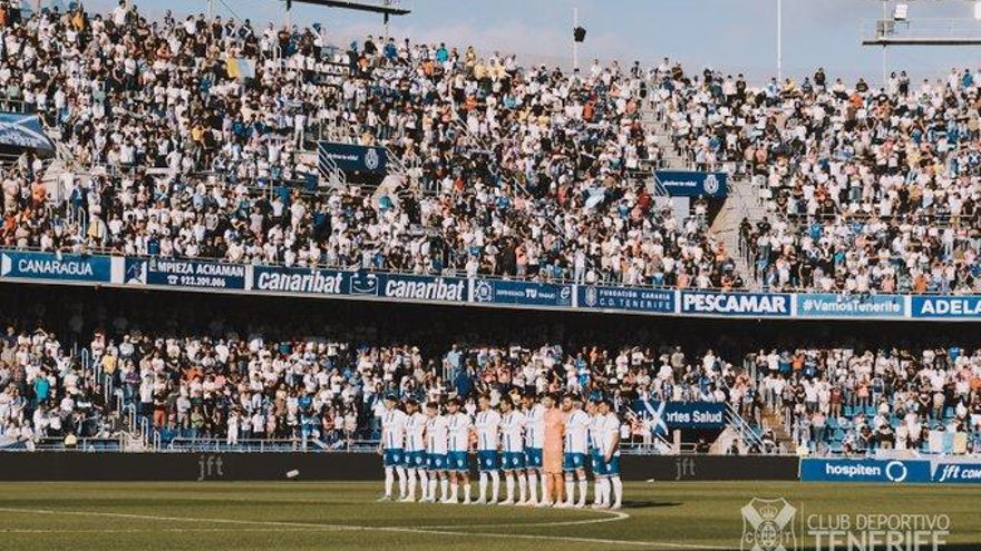 El Tenerife comenzará a preparar este martes el derbi de Copa