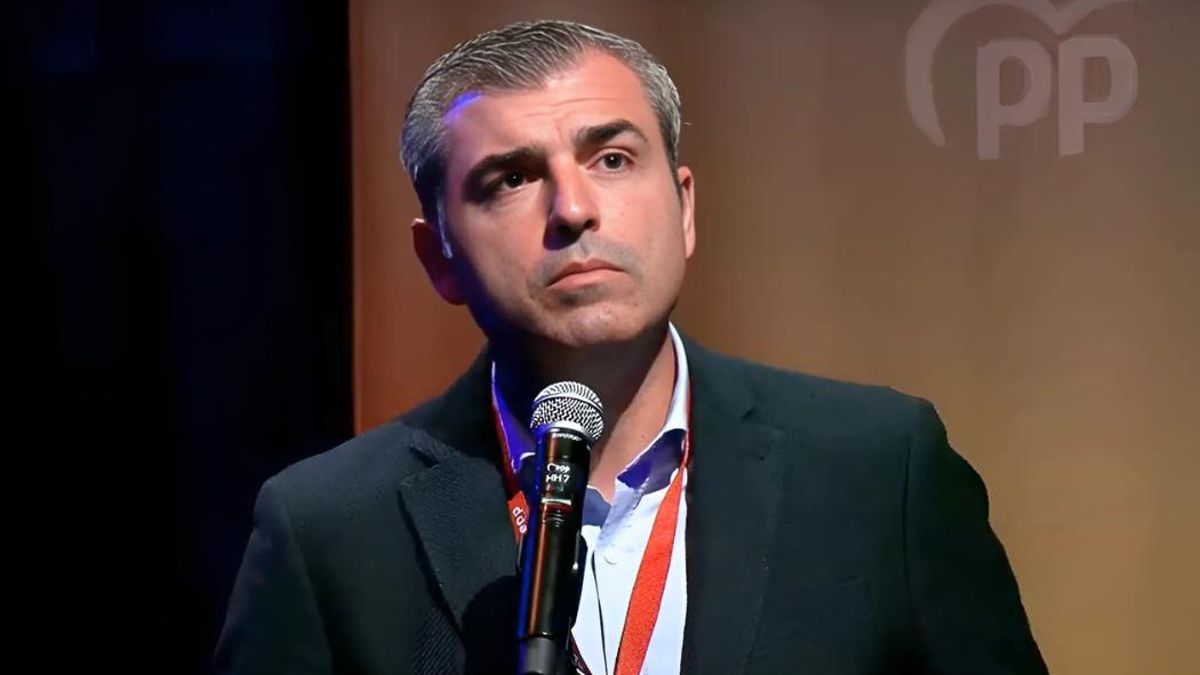 El presidente del PP de Canarias, Manuel Domínguez, este miércoles en el Congreso del Partido Popular Europeo (PPE), celebrado en Valencia.