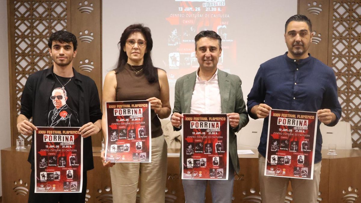 Castuera reúne a figuras consolidadas y jóvenes talentos en la XXIV edición del Festival Flamenco 'Porrina'