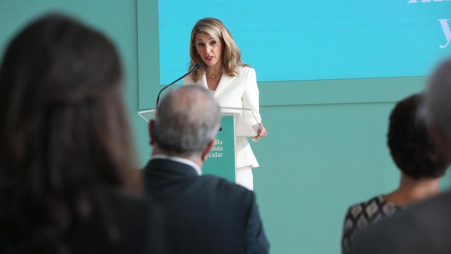 Yolanda Díaz: "Necesitamos reconciliar las ideas de sostenibilidad y trabajo decente"