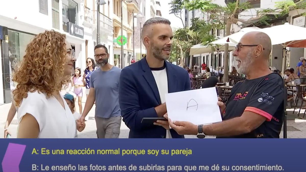 El periodista David Perdomo sale a la calle con la campaña ¿Qué sabes de la violencia de género?