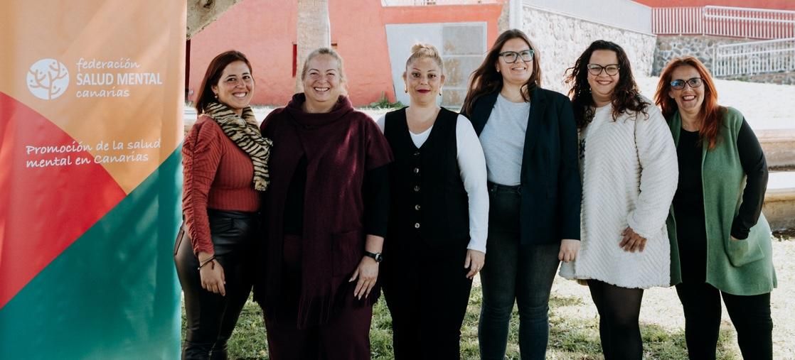 Miembros de la Regional de Mujeres Salud Mental Canarias.