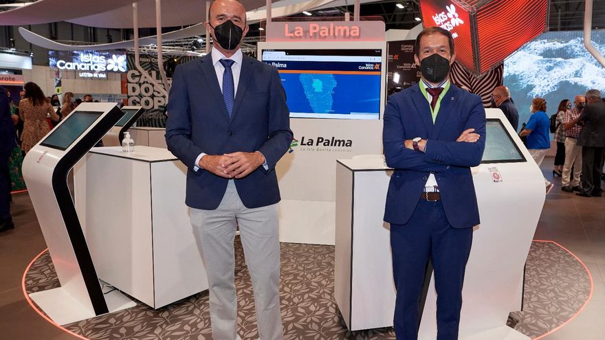 El Cabildo busca reforzar la conectividad en Fitur como parte fundamental de la recuperación de La Palma
