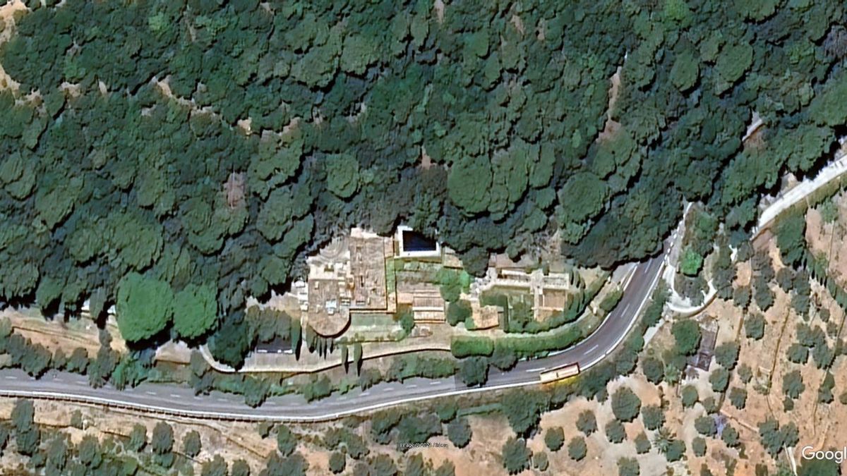 Vista aérea de la finca de Son Galcerán