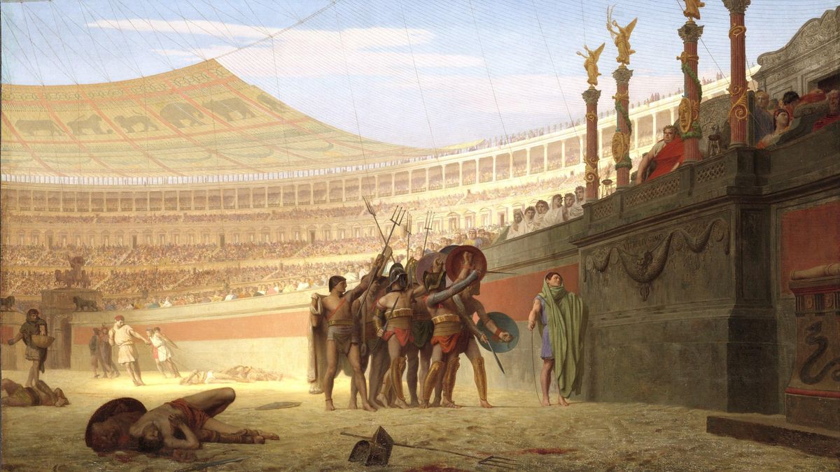 Los gladiadores romanos seguían una dieta casi vegetariana y bebían un tónico de huesos y cenizas para recuperar fuerzas