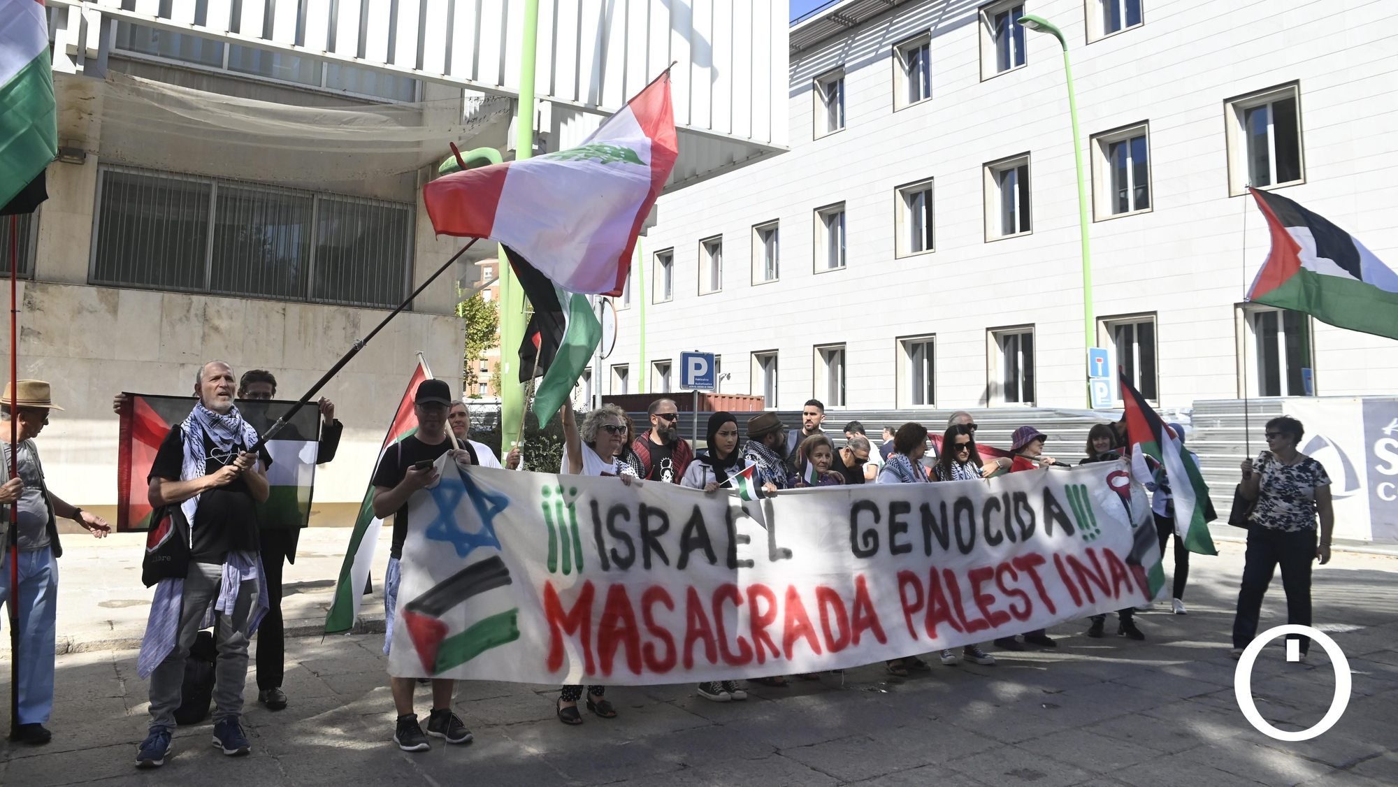 Manifestación por Palestina en la Subdelegación de Gobierno