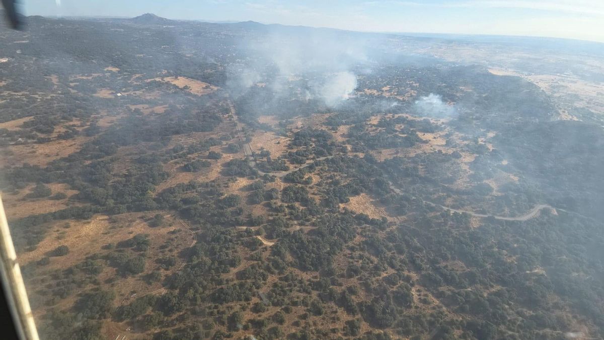 Castilla-La Mancha rebaja el nivel de peligro del incendio de Almorox, tras salir de la emergencia nacional