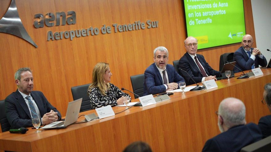 Aena cifra en 800 millones de euros el coste para reformar los dos aeropuertos de Tenerife