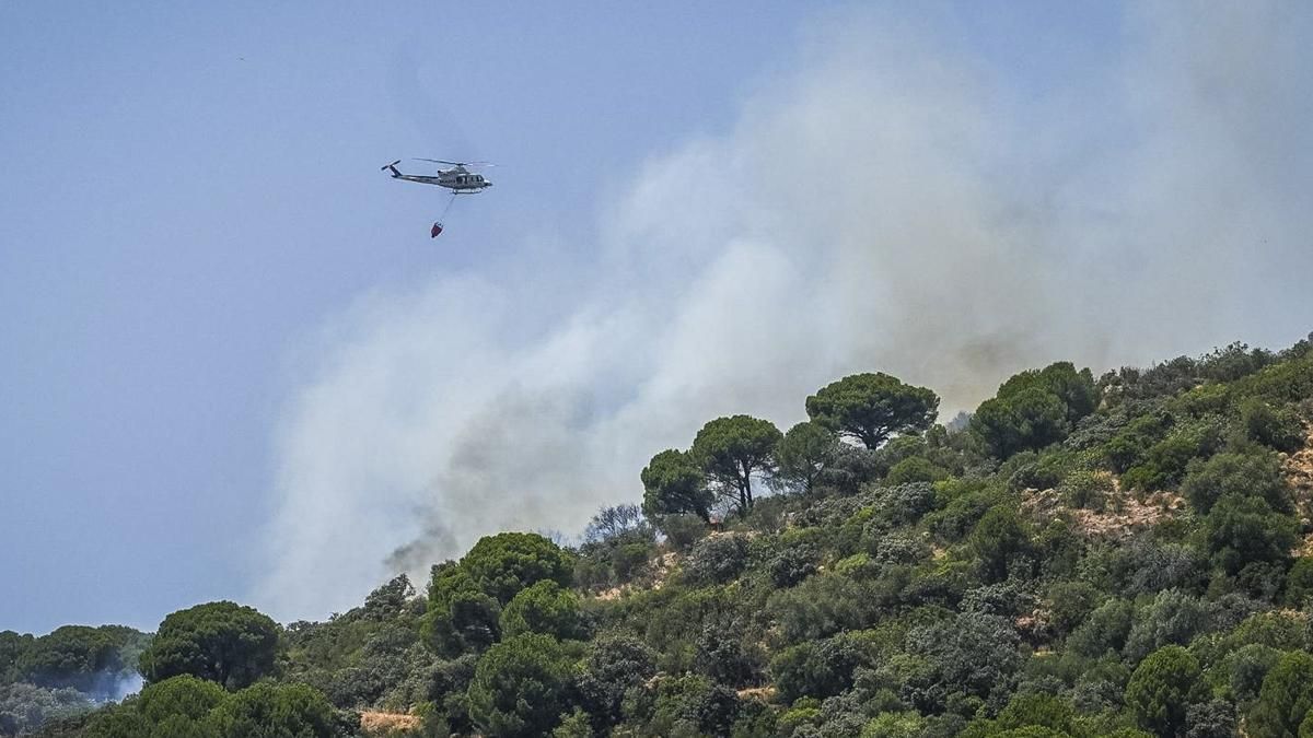 Incendio en Cerro Muriano