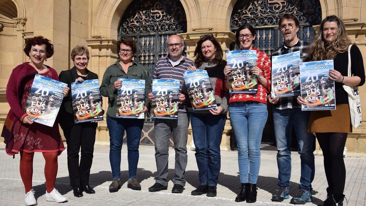 La iniciativa 'Baietz 20 ordu euskaraz Intxaurrondon' busca activar el uso del euskera en este barrio donostiarra