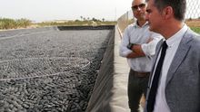 En primer plano,Miguel Ángel del Amor, consejero de Agua de Murcia