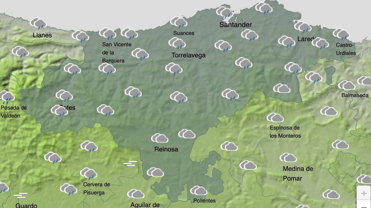 Previsión del tiempo en Cantabria para el 7 de marzo.