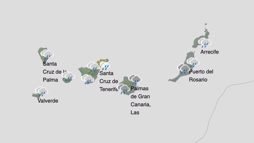 Aemet pone nombre a la borrasca de alto impacto que afectará a Canarias esta semana