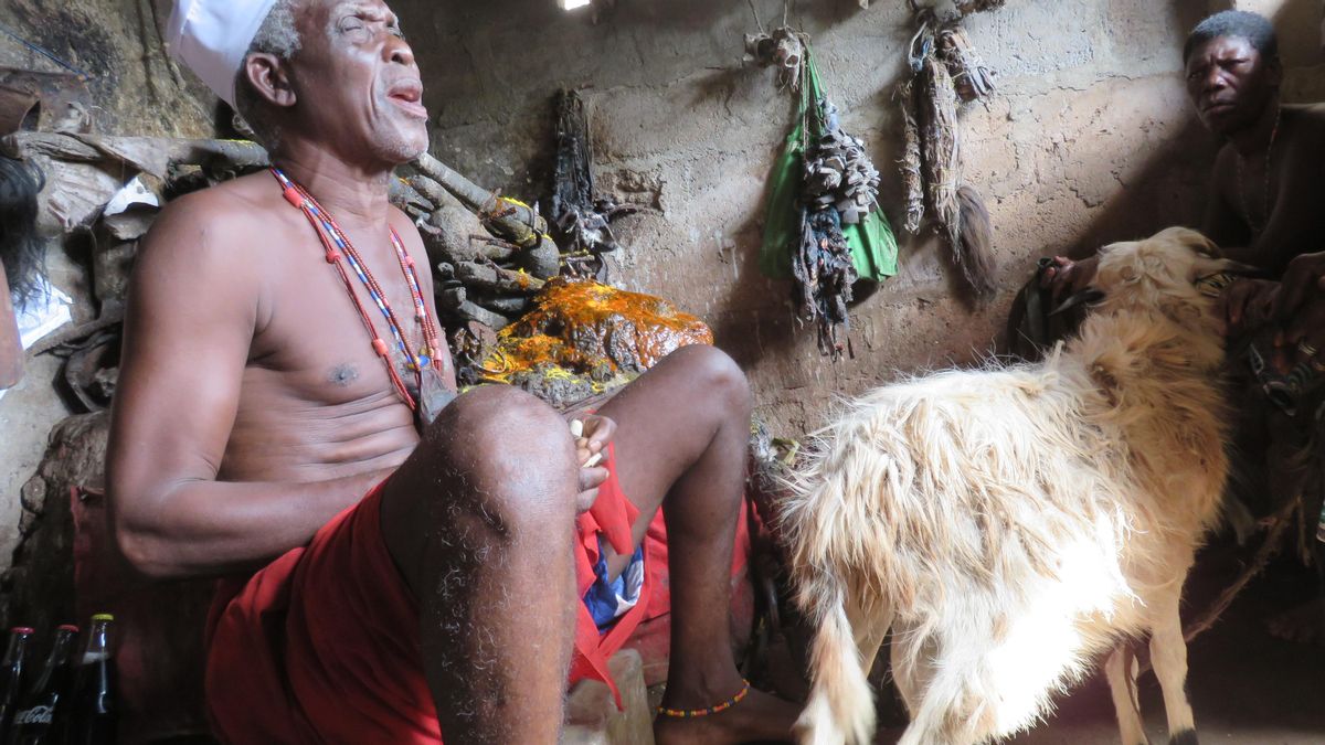 Ceremonia vudú cerca de Possotome.