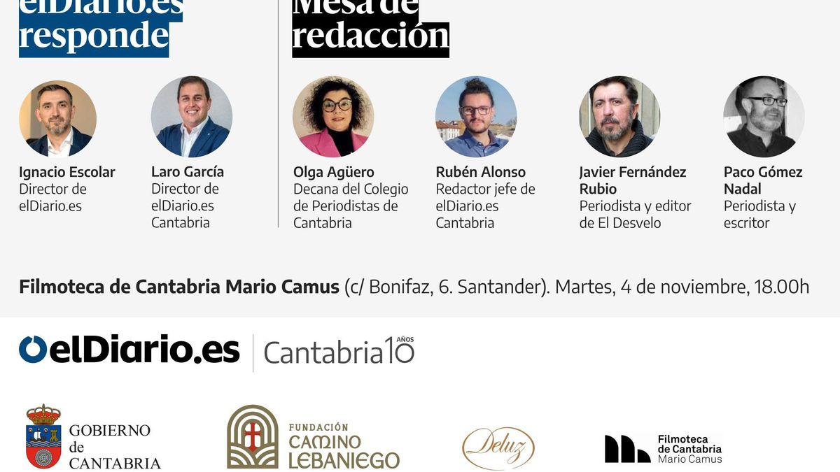 Ignacio Escolar protagoniza un encuentro con los lectores en el décimo aniversario de elDiario.es Cantabria