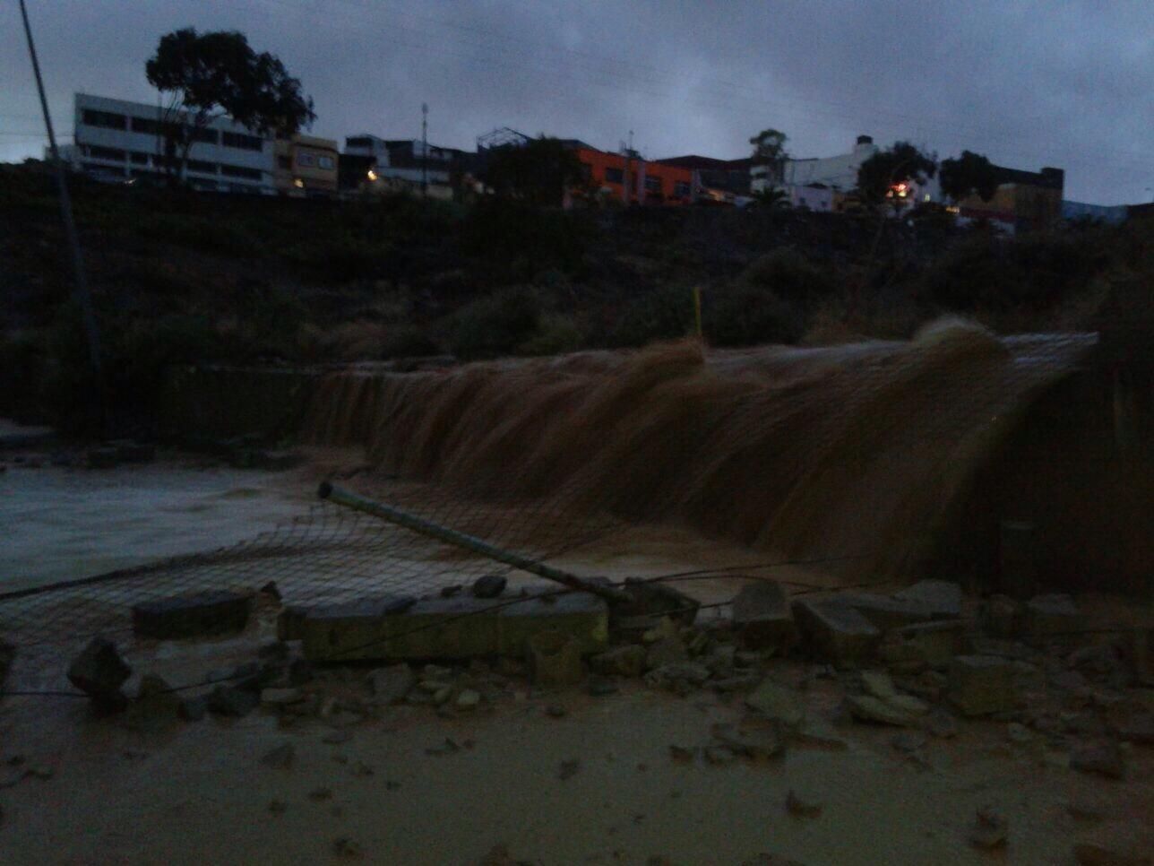 Lluvias en Gran Canaria