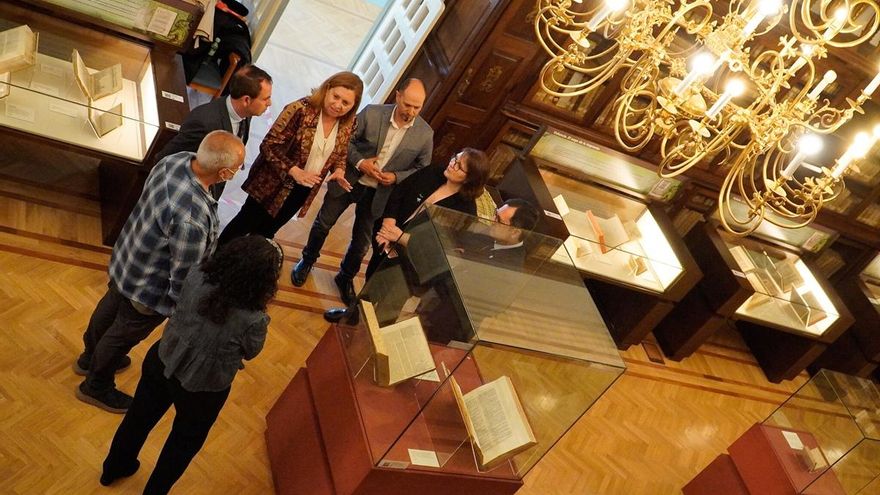 Inauguración de la exposición 'Tinta, papel y metal'