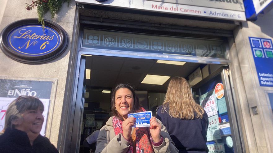 Descubre en la administración de lotería de Logroño que es una de las agraciadas con el Gordo: "Que sí, mamá, segurísima"