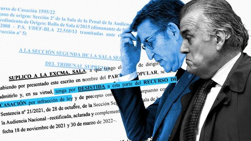 La retirada del recurso del PP acerca la primera condena firme de Gürtel en la era Feijóo
