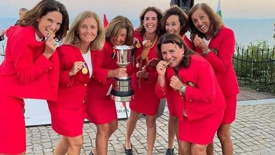María Castillo, campeona de Europa de golf con la selección española