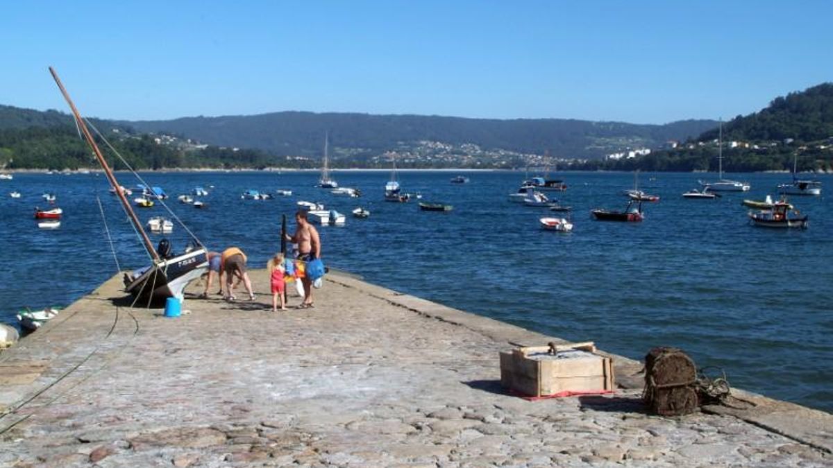 Vista desde el muelle de Redes