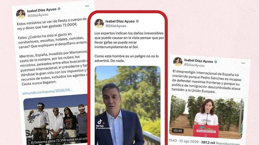 La semana de Ayuso: muchos mensajes en X y ninguna pregunta sobre el ático de Chamberí