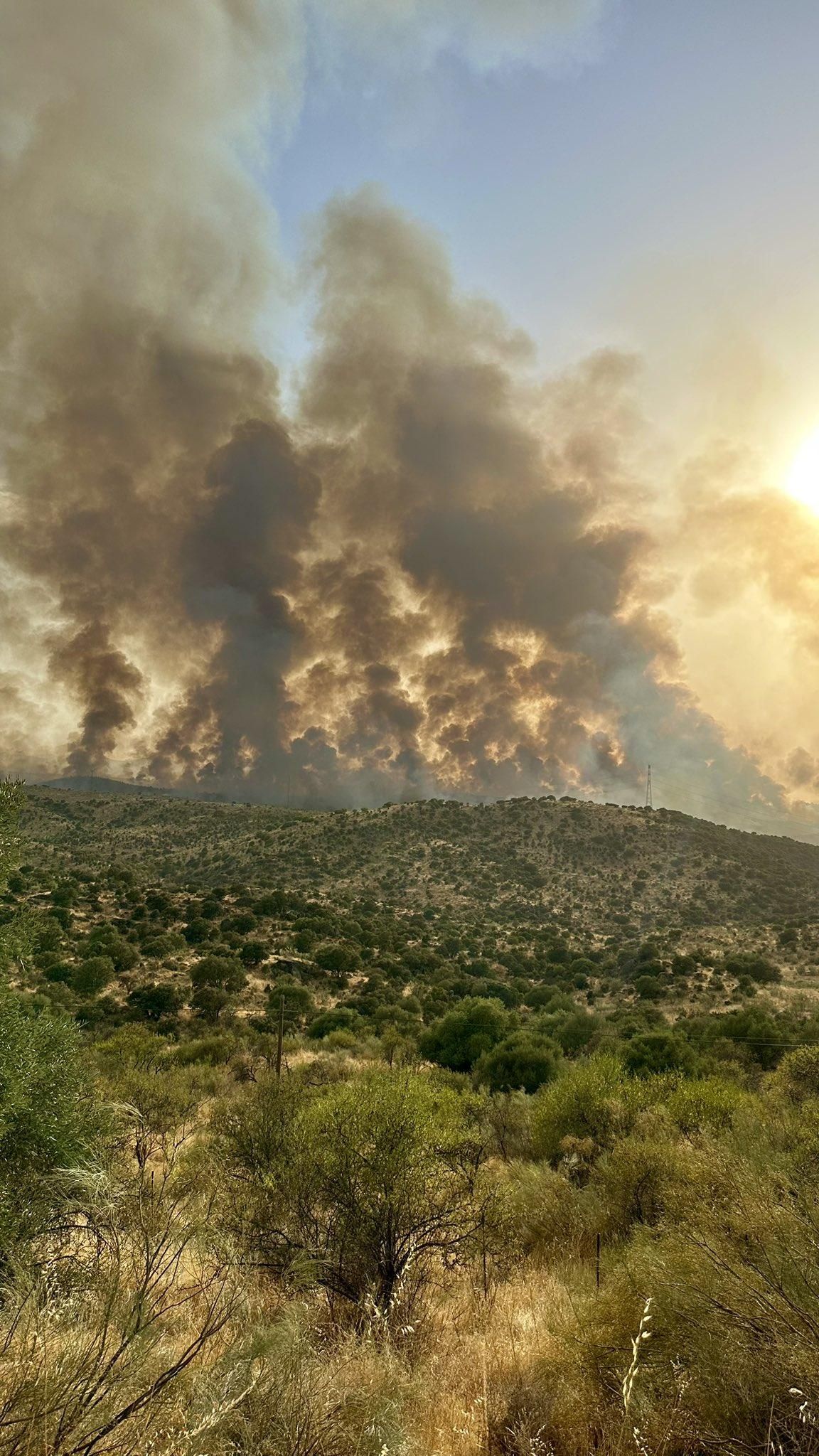 Incendio en Navalmoralejo (Toledo) el 11 de agosto de 2025