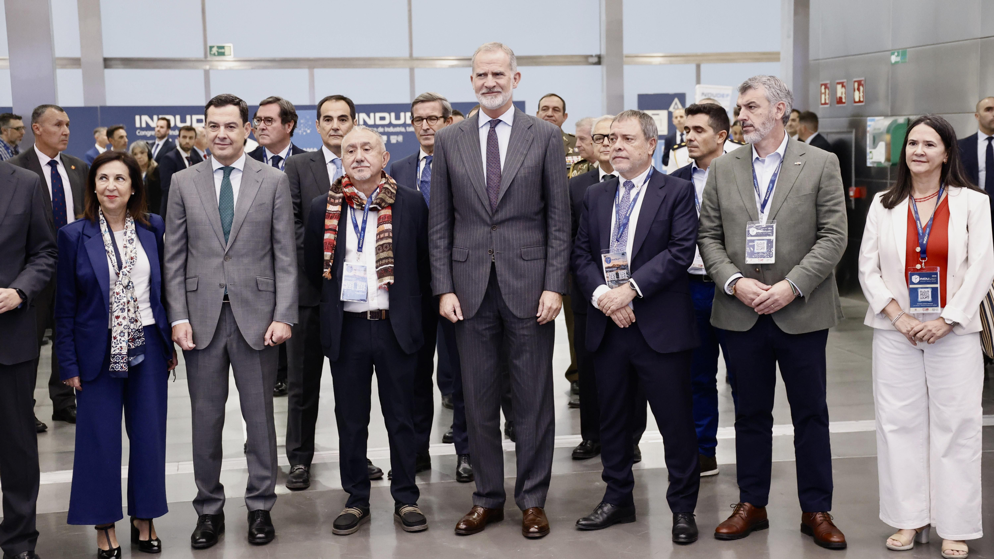El Rey Felipe VI asiste a la jornada de clausura del Foro Indudef