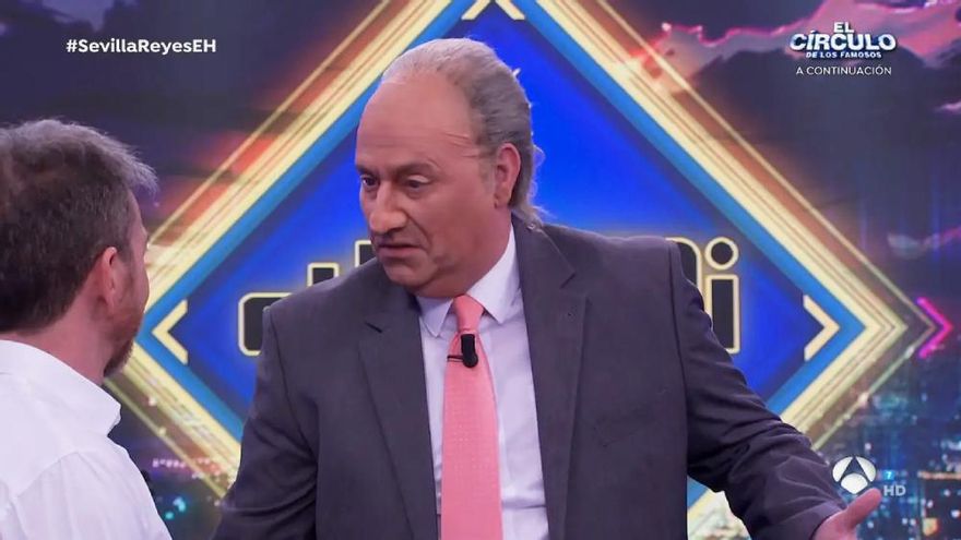 Latre se convirtió en Juan Carlos I en 'El Hormiguero', y opinó de su otro doble en 'Cristo y Rey'