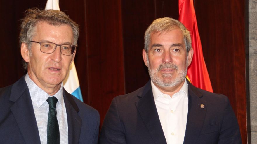 Canarias sella un pacto con Feijóo para el reparto de menores migrantes que se aleja de lo acordado con el Gobierno