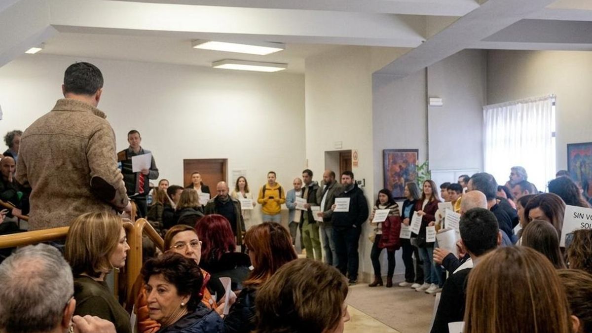 Protestas en el Rectorado de la Universidad de León