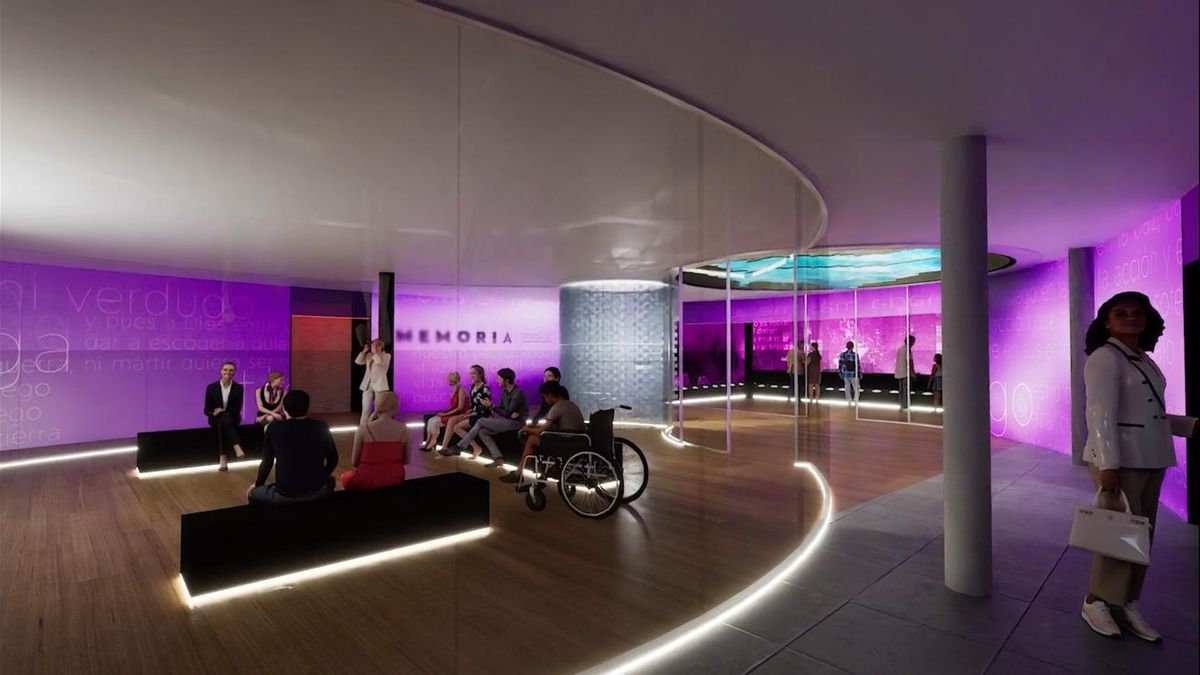 Render del futuro memorial