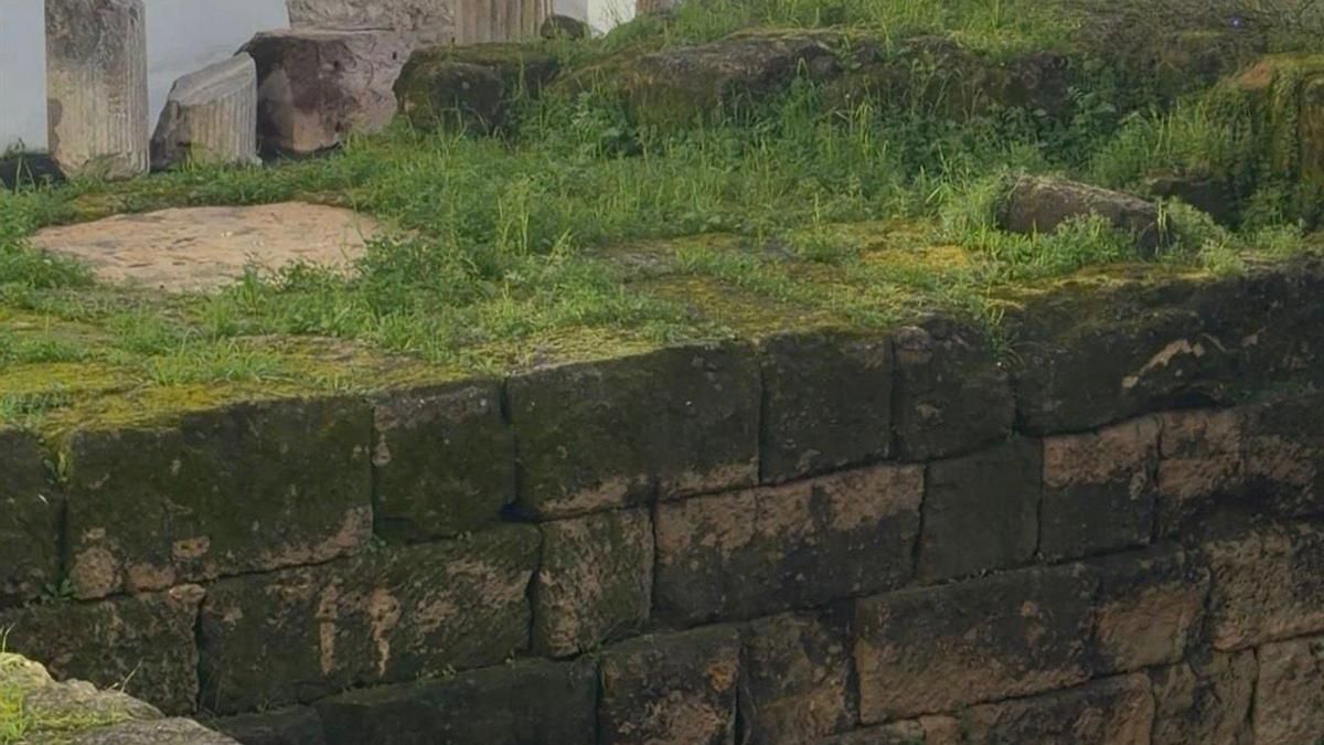 Hacemos Córdoba exige al alcalde "adecentar de inmediato" el entorno del Templo Romano.