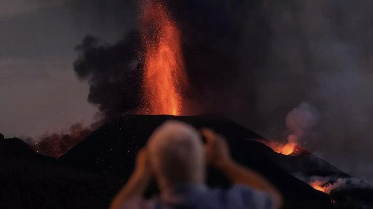 Erupción del volcán de La Palma. Efe/ Ángel Medina G