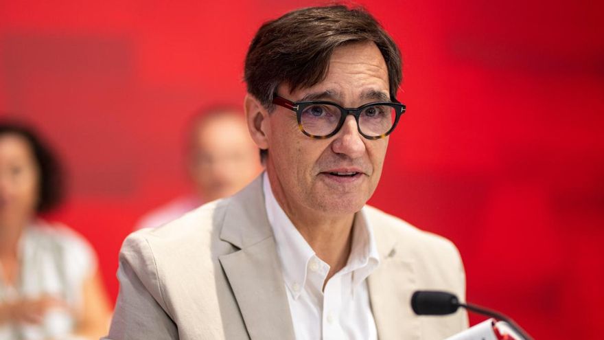 El primer secretario del PSC y candidato a la presidencia de la Generalitat de Catalunya Salvador Illa.