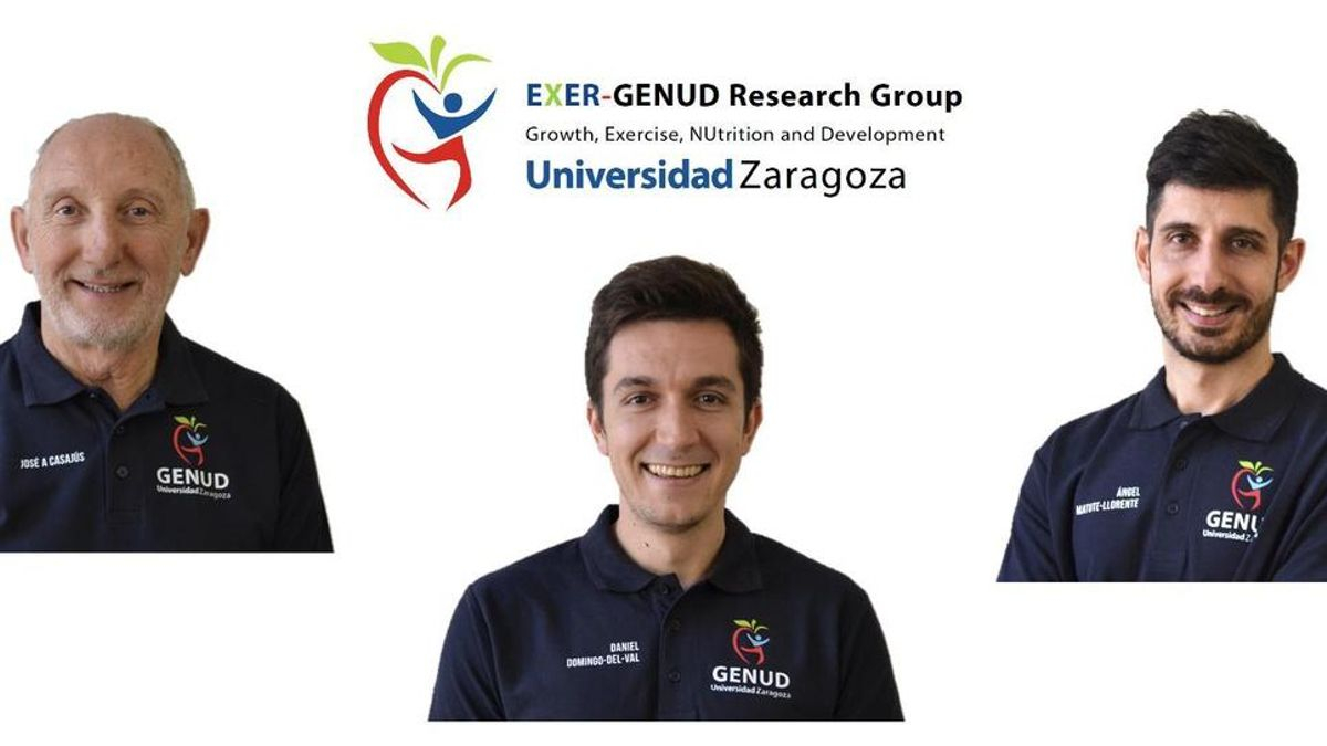 José Antonio Casajús, Daniel Domingo del Val y Ángel Matute-Llorente, investigadores de la Universidad de Zaragoza
