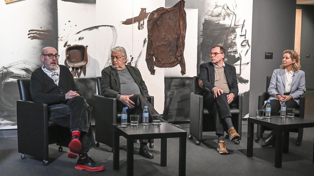 Fernando Castro, Rafael Alcón, Toni Tàpies y Dalia Padilla.